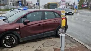 Kolizja na Łopuszańskiej