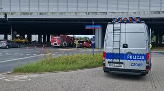 Wypadek w alei Krakowskiej