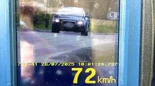 Kierowca przekroczył prędkość o 22 kilometry na godzinę