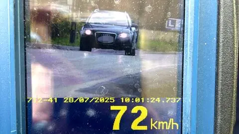 Kierowca przekroczył prędkość o 22 kilometry na godzinę