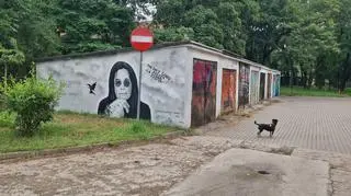 Ozzy Osbourne na muralu na Osiedlu Przyjaźń