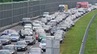 Korek na autostradzie