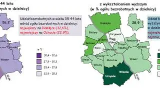 Dane dotyczące wieku i wykształcenia