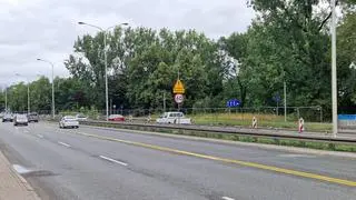 Organizacja ruchu na Wisłostradzie 