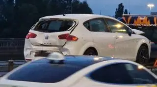 Zderzenie na moście Łazienkowskim 