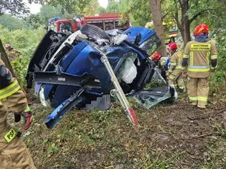 Wypadek w miejscowości Kamion