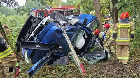 Wypadek w miejscowości Kamion