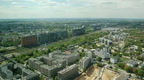 Warszawa, panorama Warszawy, skyline, Wola