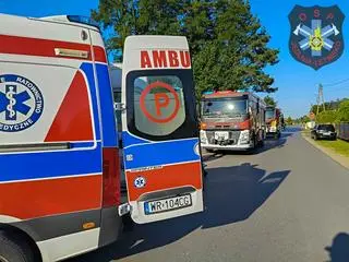 Wypadek w miejscowości Groszowice