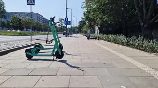 Pozostałości po wydarzeniu przy ulicy Ordona