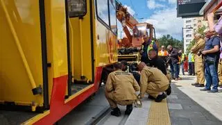 Ćwiczenia strażaków na pętli Stegny 