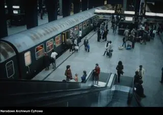 Dworzec Centralny w latach 70. XX wieku