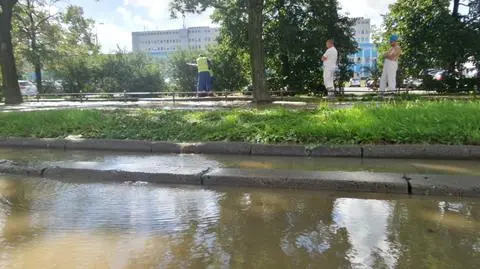 Kondratowicza pod wodą