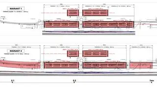 Projekty parkingów nad tunelem