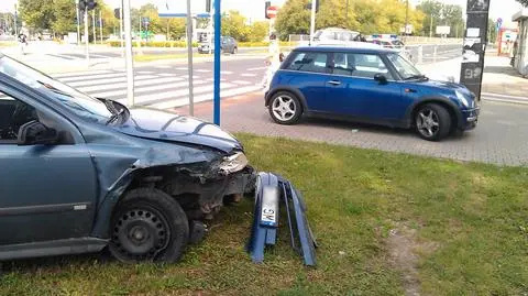 Pijany wjechał w mini i volkswagena