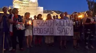 Protest przed Sądem Najwyższym