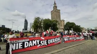 Protest rolników w Warszawie