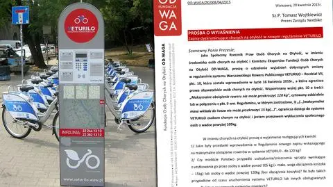 Veturilo nie dla osób powyżej 120 kg. "To dla nas kara, dyskryminacja"