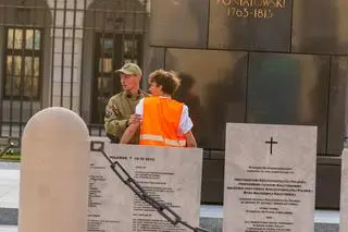 Aktywiści chcieli wejść na teren Pałacu Prezydenckiego