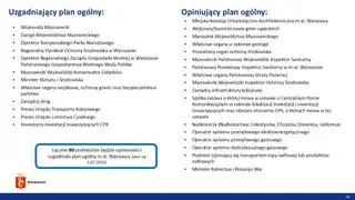 Te podmioty muszą uzgodnić lub zaopiniować dokument