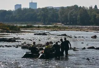 "Sensacyjne znalezisko" wydobyte z dna Wisły