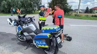 Podczas akcji sprawdzano m.in. stan trzeźwości kierującyh rowerami i hulajnogami
