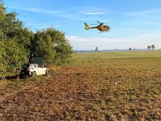 Samochód dachował w miejscowości Załogi-Jędrzejki