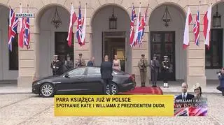 Powitanie w Pałacu Prezydenckim 