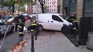 Uciekali kradzionym nissanem
