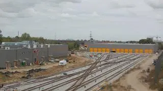 Budowa stacji techniczno-postojowej Mory