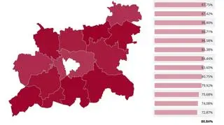 Rekordy Nawrockiego. W jednej gminie zdobył prawie 88 procent