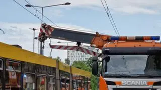 Na Woli wykoleił się tramwaj
