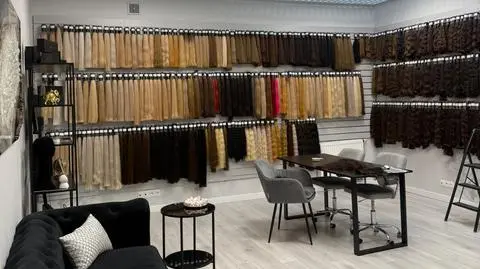 Salon zajmuje się sprzedażą naturalnych włosów