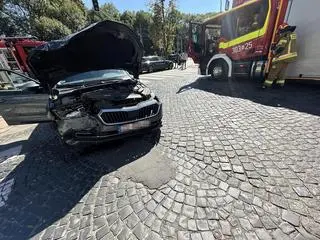 Wypadek na ulicy Malczewskiego 