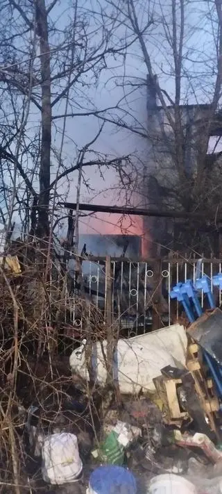 Pożar domu w Grodzisku Mazowieckim 