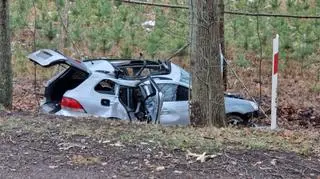 Wypadek pod Warszawą