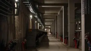 Tunel między stacją Karolin a STP Mory