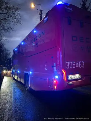 Akcja straży pożarnej w siedleckiej podstawówce 