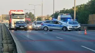 Wypadek w alei Prymasa Tysiąclecia