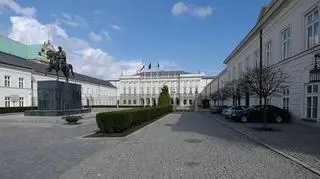 Frankowicze chcieli protestować przed Pałacem Prezydenckim