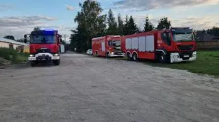 Akcja służb w Żółwinie koło Pruszkowa