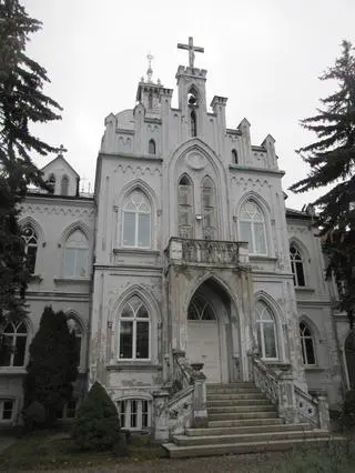 Elewacja katedry przed pracami 