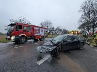 Wypadek w miejscowości Kożuszki-Parcel