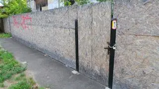 Budynek został zabezpieczony
