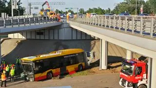 Do wypadku doszło przy zjeździe na Wisłostradę