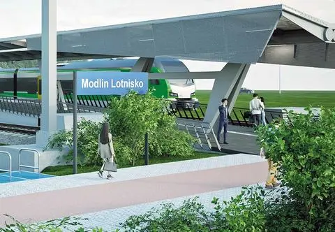 Ważna decyzja w sprawie pociągu do lotniska w Modlinie