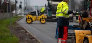 Remont w alei Waszyngtona