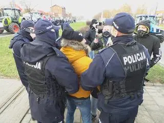 Protest rolników w Warszawie