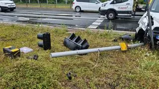 Wypadek w miejscowości Dębe Wielkie 
