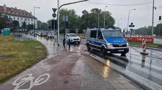 Deszcz w Warszawie